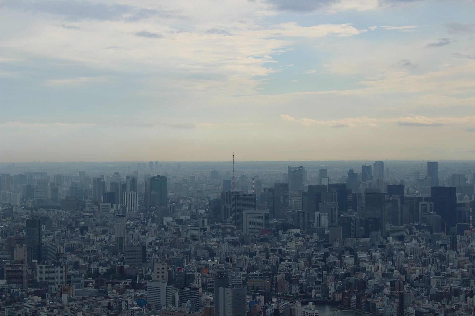 Japan skyline or cityscape for Lovisland