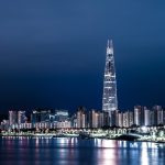 South Korea skyline or cityscape for Lovisland