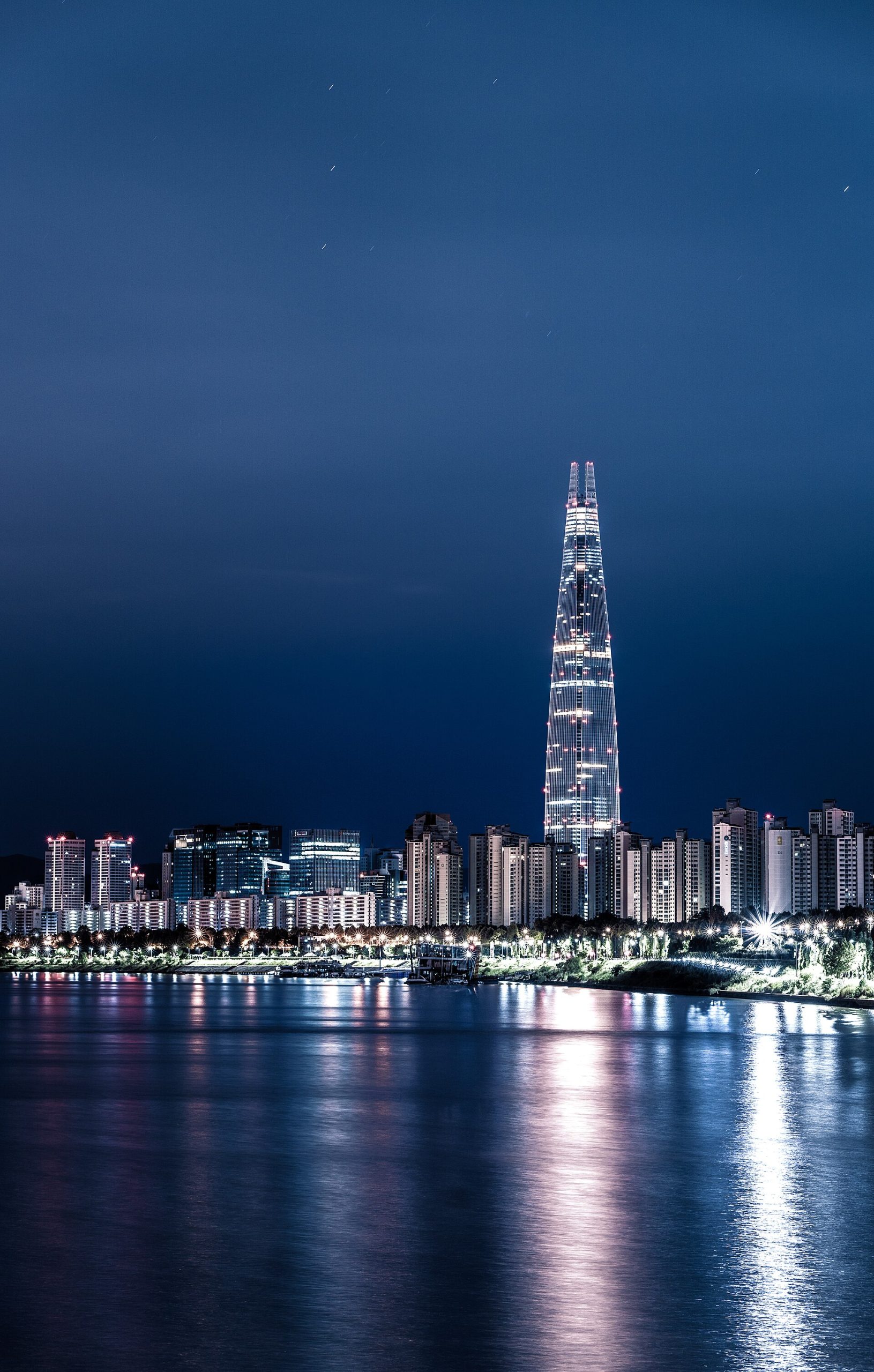 South Korea skyline or cityscape for Lovisland
