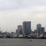 Nigeria skyline or cityscape for Lovisland