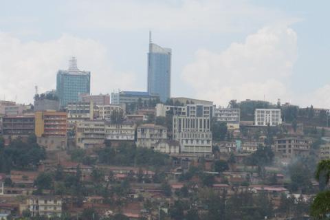 Rwanda skyline or cityscape for Lovisland