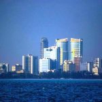 Tanzania skyline or cityscape for Lovisland