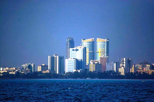 Tanzania skyline or cityscape for Lovisland