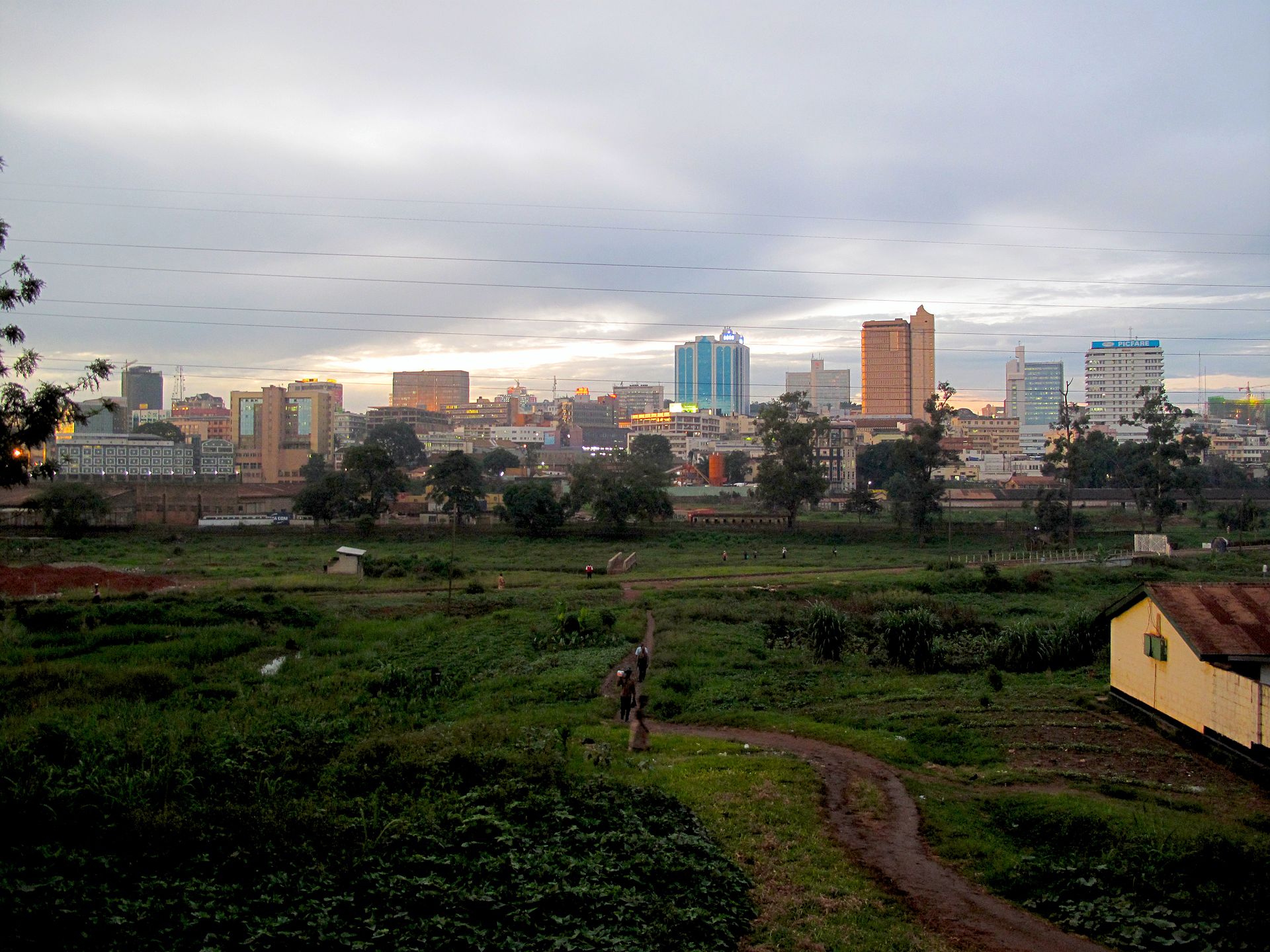 Uganda skyline or cityscape for Lovisland